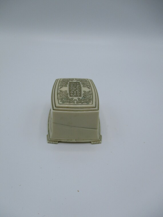 Antique Ring Box Art Deco Gift for Her Engagemen… Gem