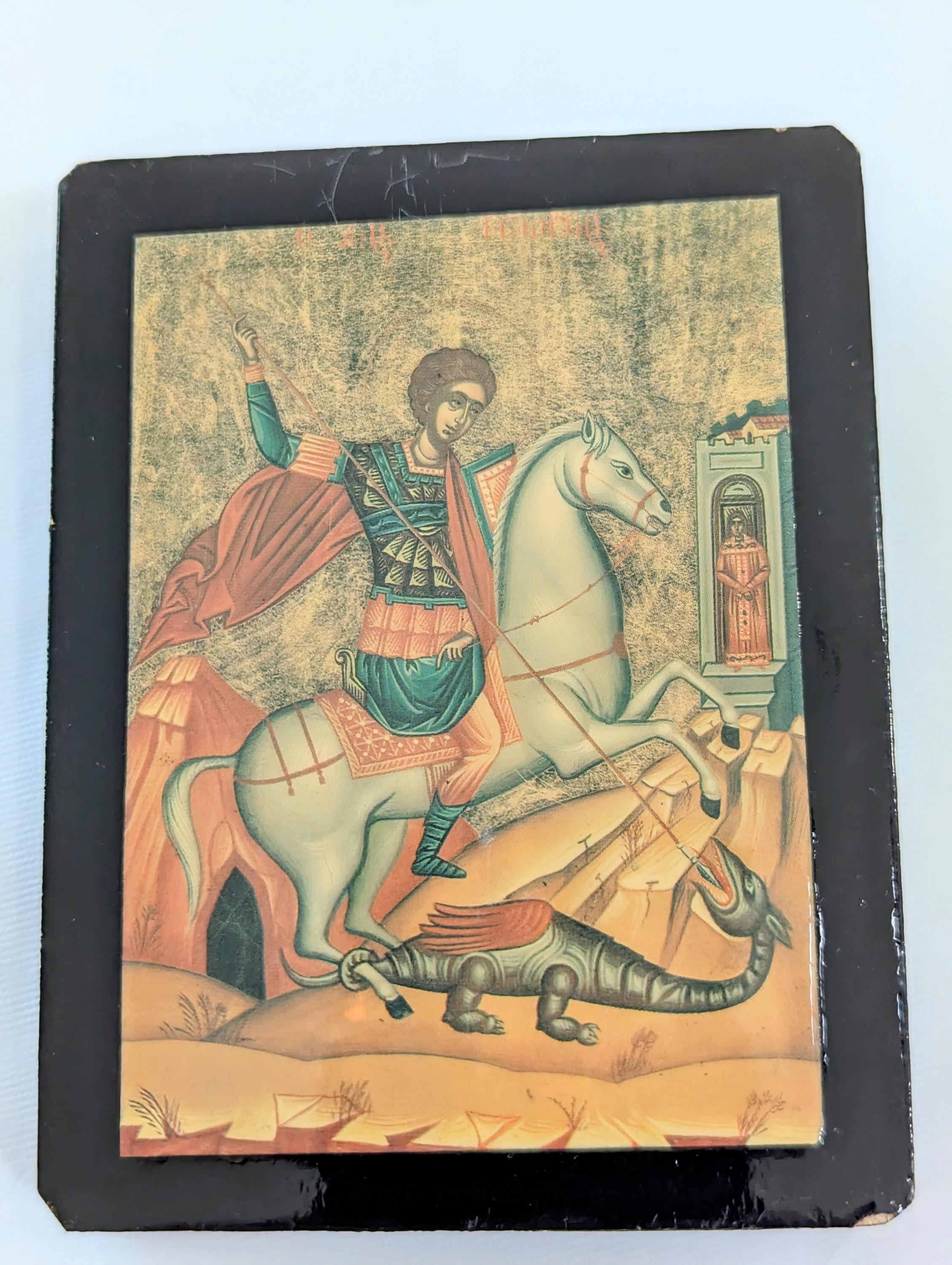 Rare- Religious- Icon- Greek Orthodox- Catholic- Christian- Saint