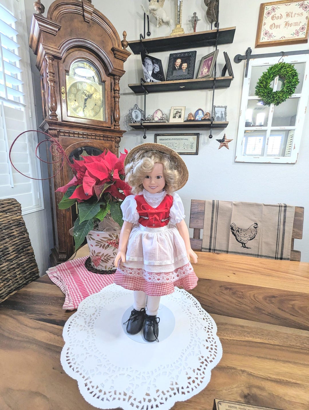 Vintage -doll- Danbury Mint- Shirley Temple- 1990s- Collectible