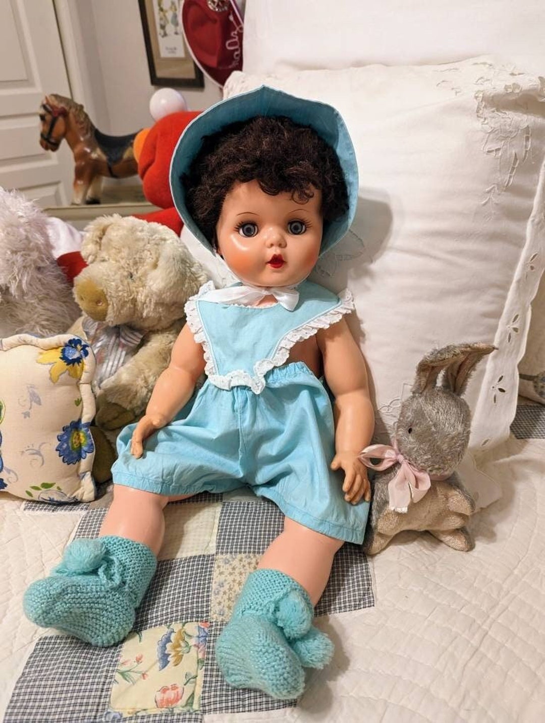 Vintage Doll Rare Antique Original Apex 24 Inch Large Etsy