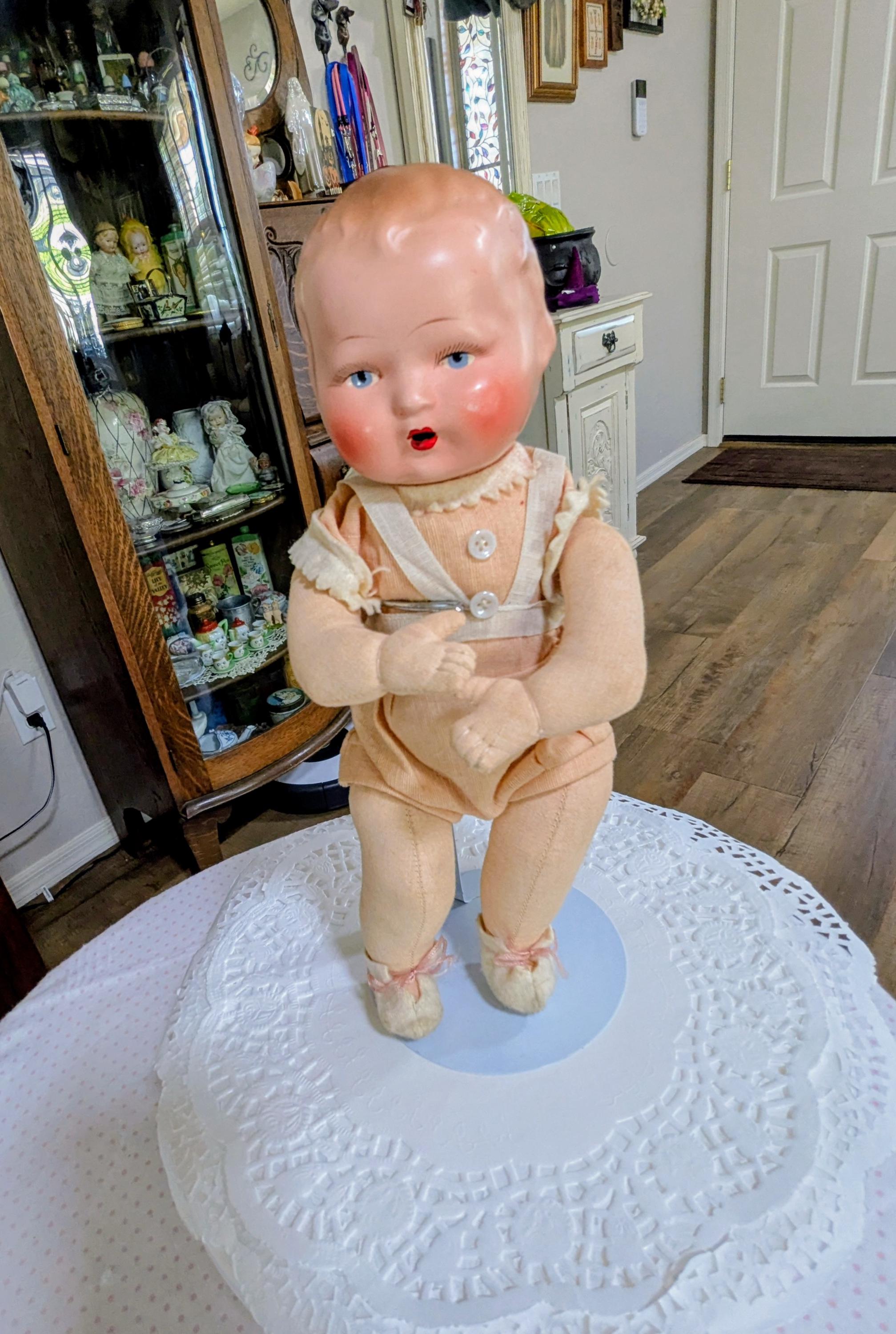 ancienne poupée Bébé caractère ( Allemagne ? ) tête