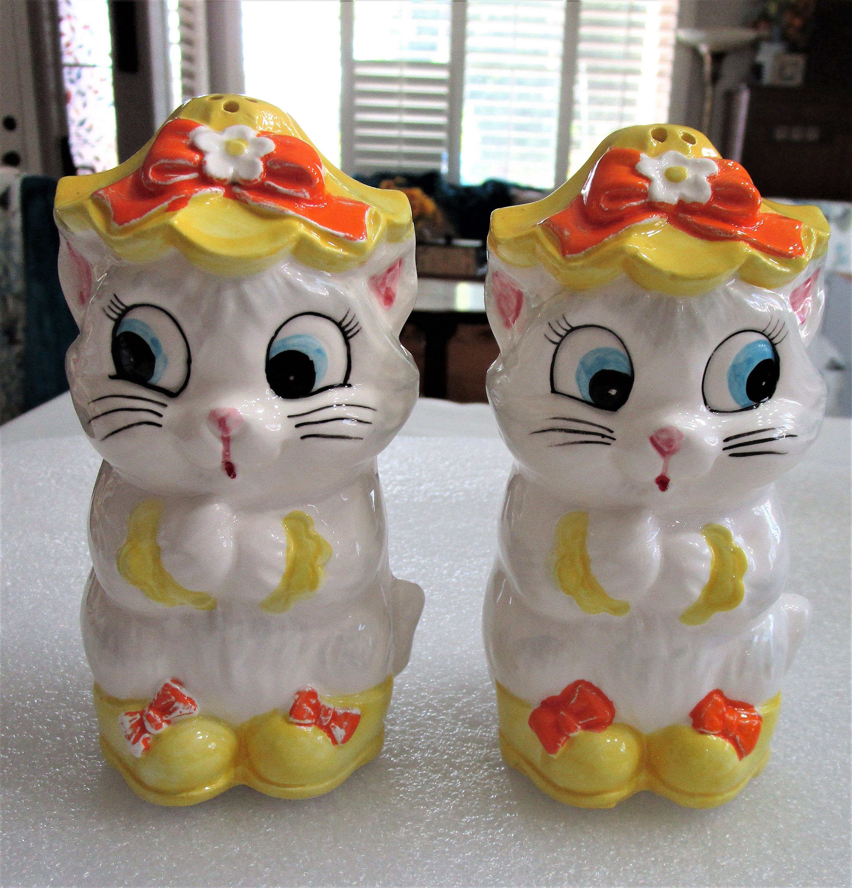 Vintage Lefton- Cats- Kittens- Super- Rare- Kitschy