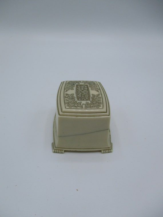 Antique Ring Box Art Deco Gift for Her Engagemen… Gem