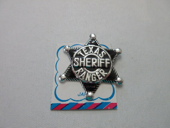 Toy Texas Ranger Badge