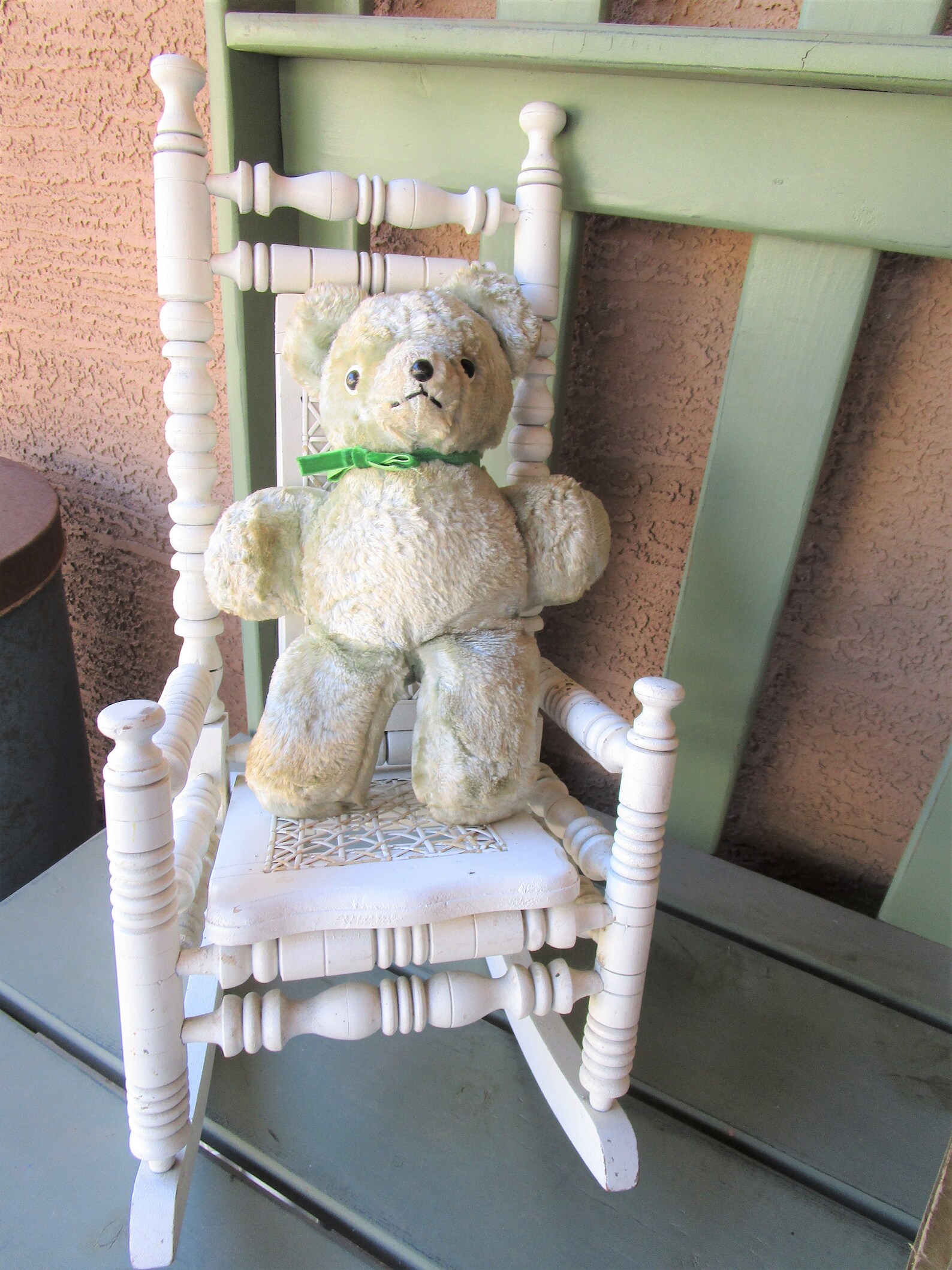 Vintage Teddy Bear Antique 1940-50’s Musical Well - Etsy