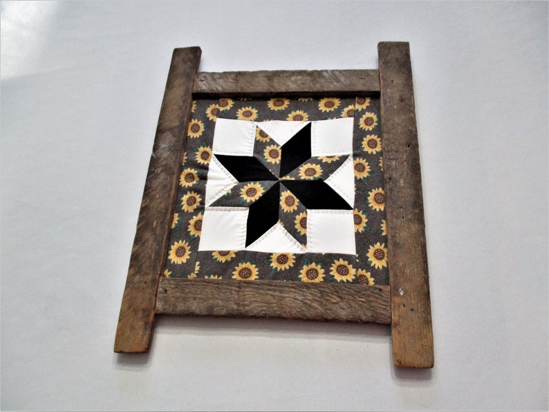 Vintage Quilt Square Framed Multicolored OOAK Quilt Etsy