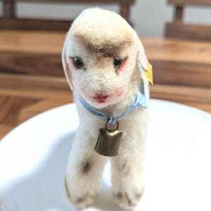 Steiff Lamb ヴィンテージ ぬいぐるみ1950年代 Vintage- Steiff- Lamb- Tagged- 1950- Collector- Gift- Unique