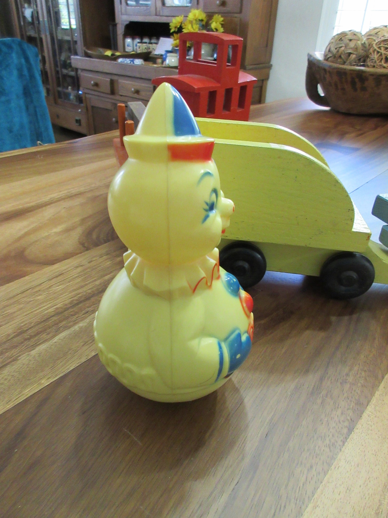 Antique Toy- Roly Poly - Clown - Vintage Nursery-baby Gift - Baby ...