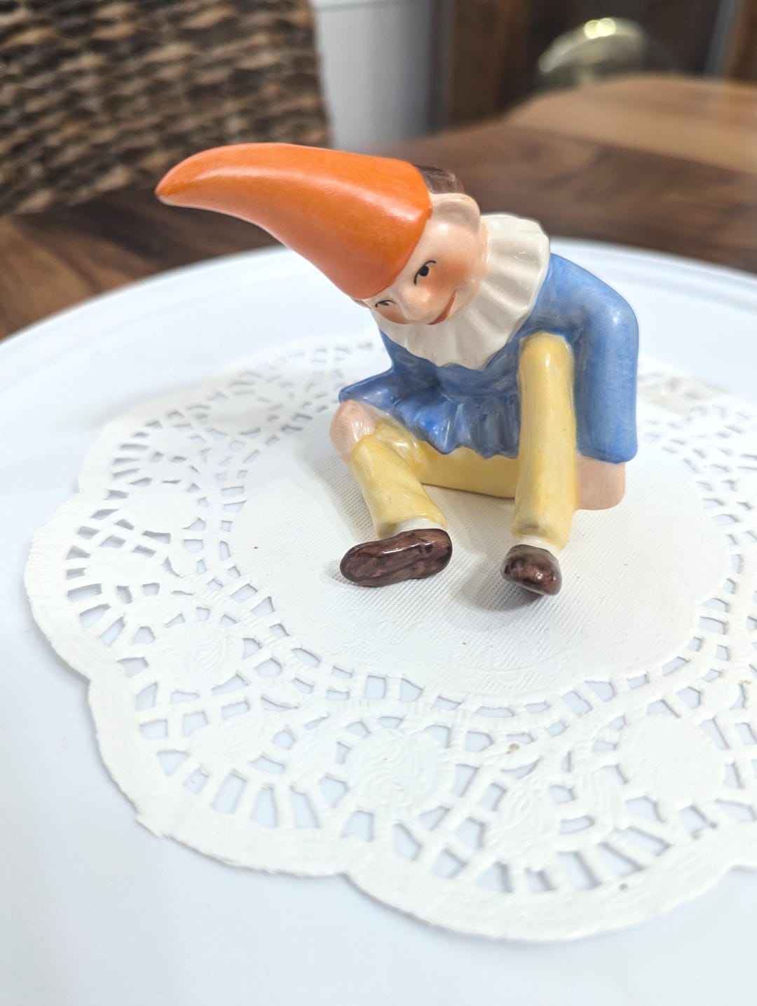 Kitsch German Vintage- Antique- Goebel- Elf- Gnome- Pixie- Jester- Joker- Porcelain ...