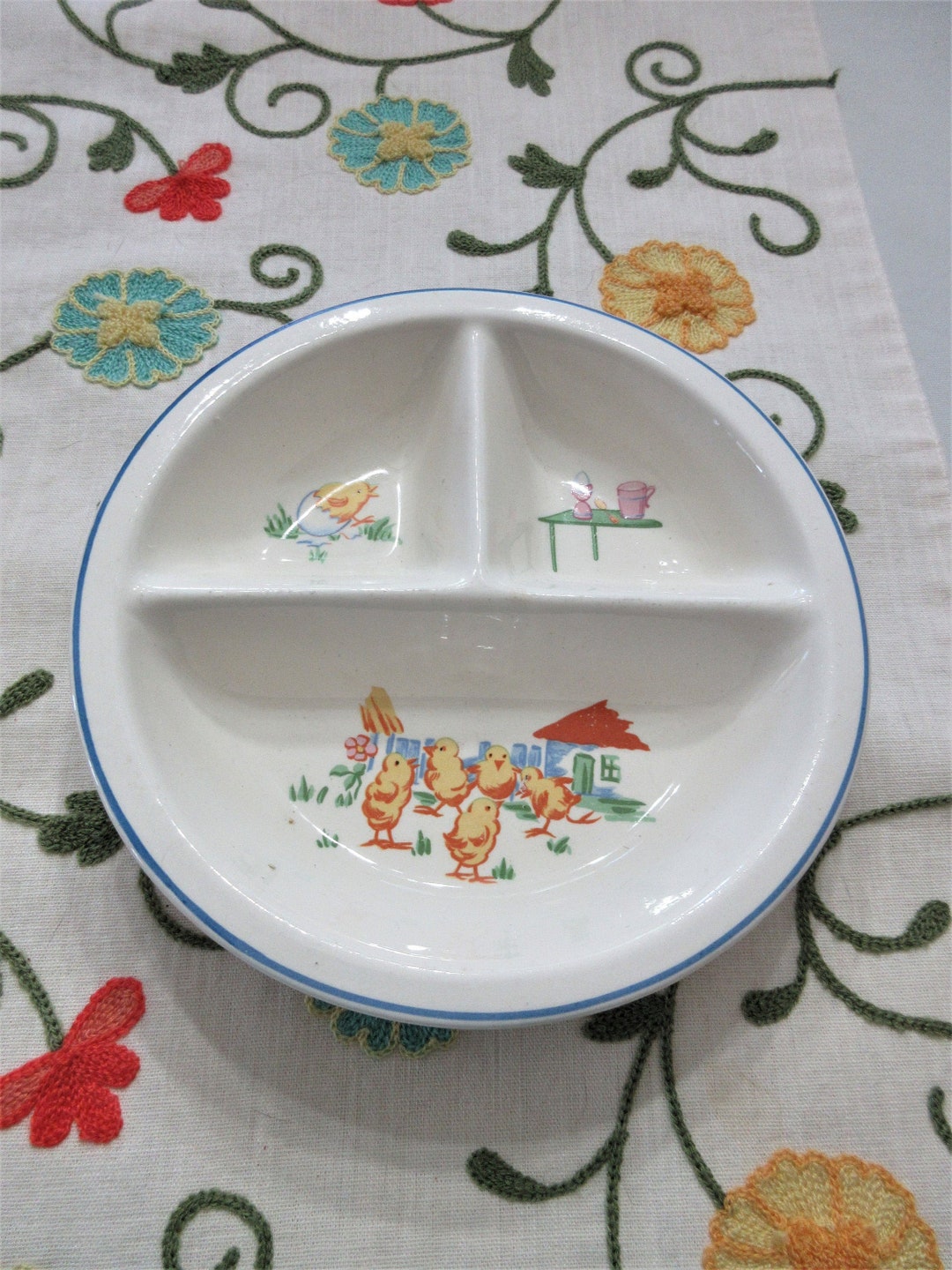 Antique Baby Dish Child's Feeding Dish vintage Nursery Decorrare Baby Dish Etsy