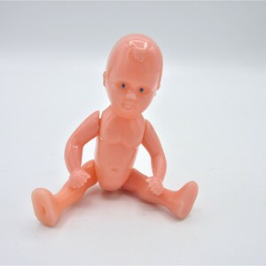 Antique -Doll- Vintage- Plastic- Miniature- 1:12 Scale- Miniature- MCM- 1950s- Mid Century- Dollhouse- Baby-  Lover-  Collector- Nursery