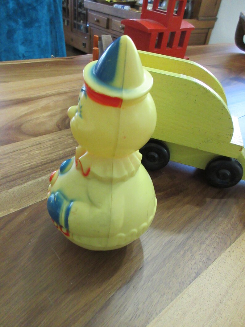 Antique Toy- Roly Poly - Clown - Vintage Nursery-baby Gift - Baby ...