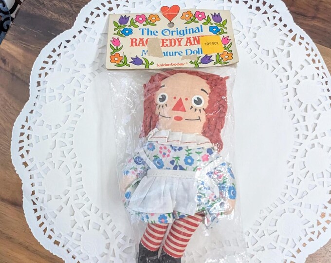 Receipt Editable Mini Rare - Knickerbocker- Vintage- Raggedy Ann- NOS- New Old Stock- Doll ...