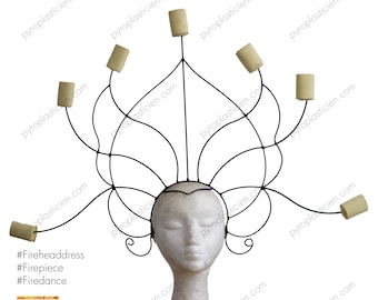 Coiffe de feu "Feuille" #FireHeaddress