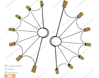 Ventilatori a 7 punte per spettacoli teatrali