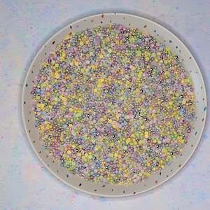 Chispas comestibles con brillo pastel para pastel: Decoración para cupcakes de ensueño de hadas