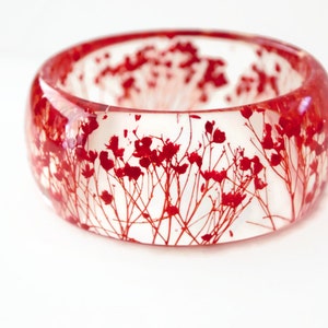 real flower bracelet resin bracelet nature bracelet botanical bracelet nature inspired bracelet pressed flower bracelet image 4