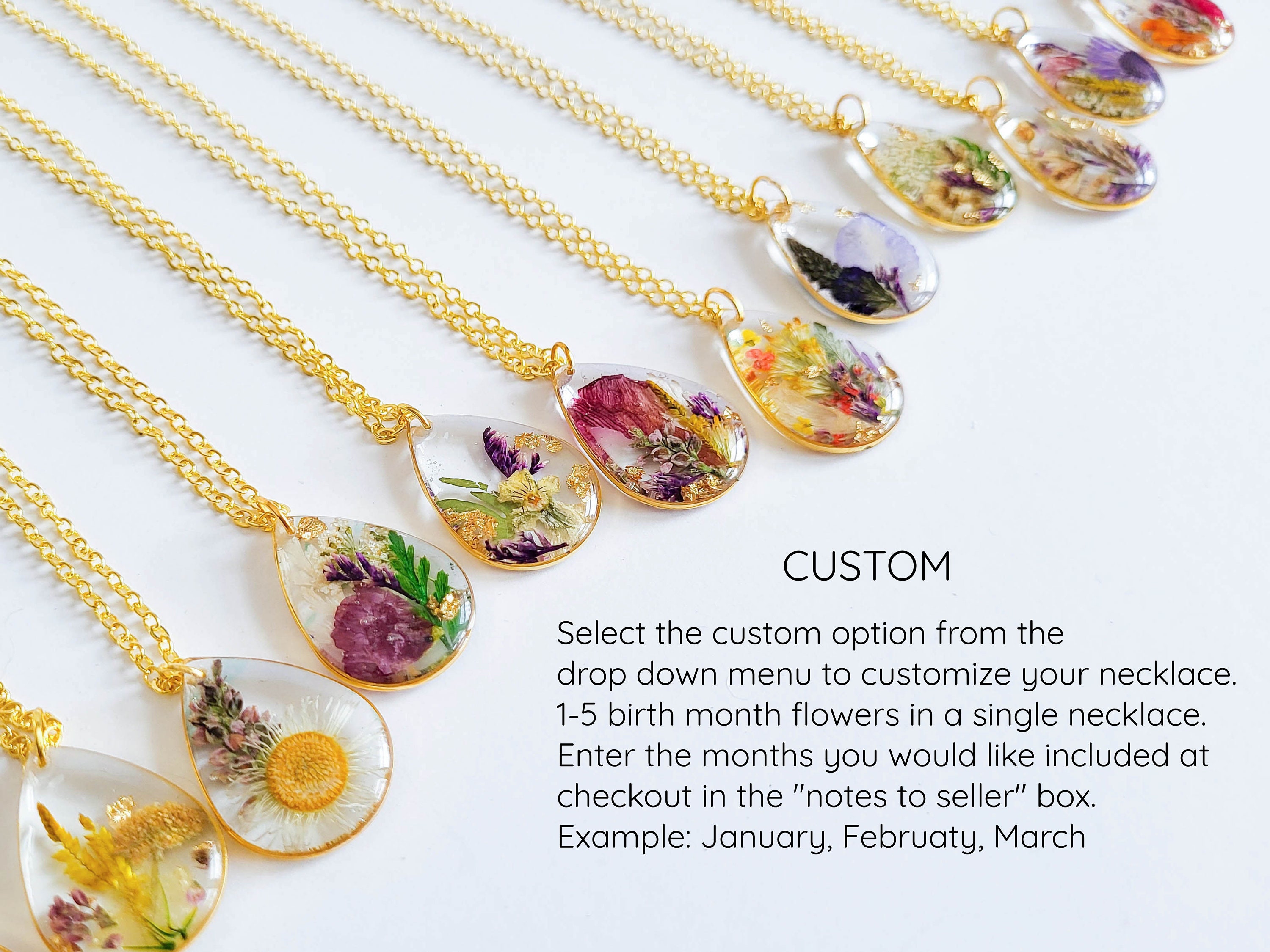 Daffodil March Birth Flower Pendant – Popular J