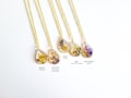 Birth Month Flower Necklace, Teardrop Resin Pendant, Dried Flower Jewelry, Botanical Necklace Gift for Her, Birthday Gift