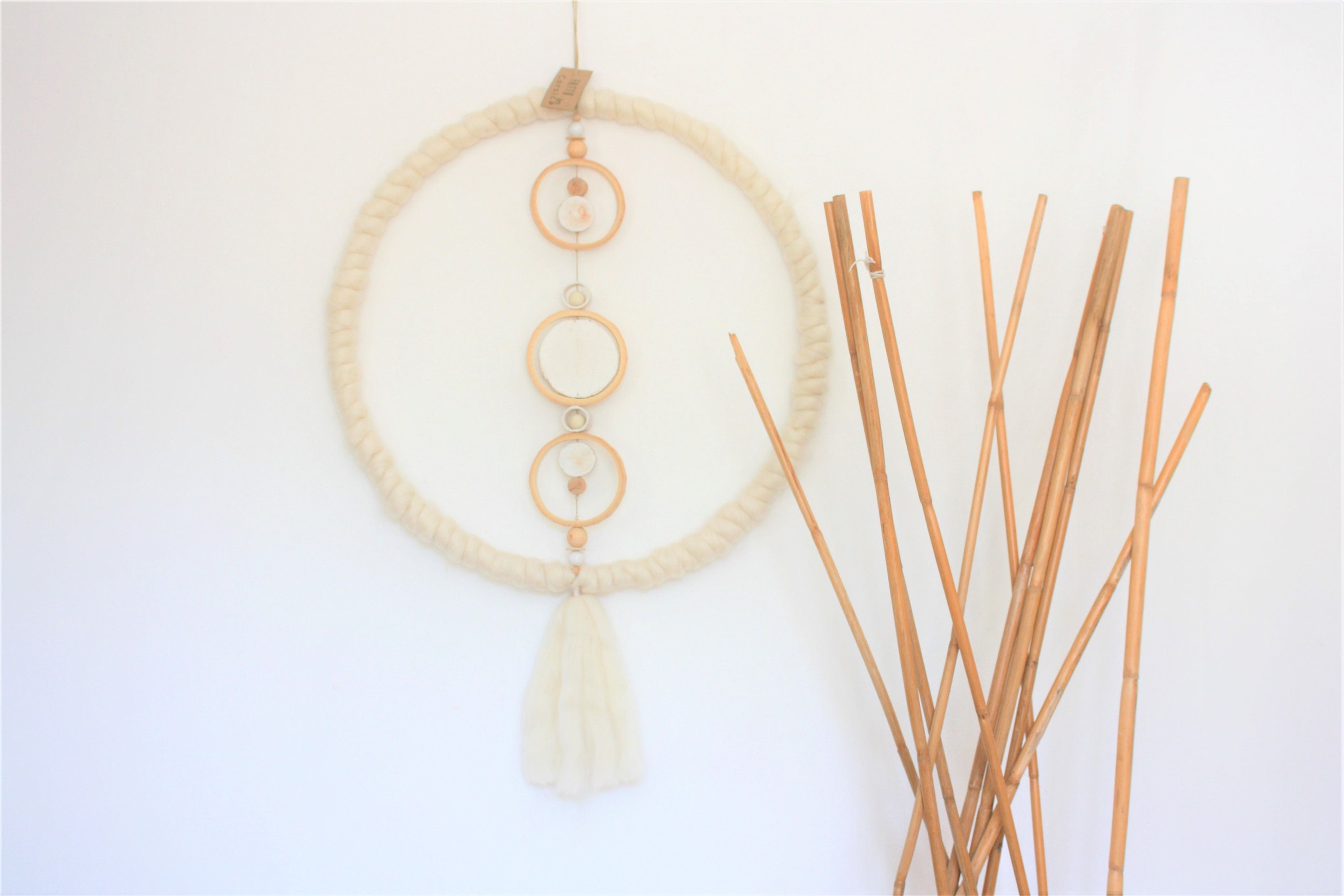 Décoration Murale Bohême Bulle Ethnique, Grand Modèle.