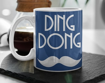 Steampunk Mug Gift For Him, Moustache Gift, Grooming Gift Idea, Tea gift, Coffee Mug, Steampunk Gift, Tea Mug Standard size 11 oz Mug
