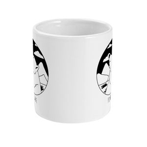 Polar Bear Bare Mug, Eco Mug, Eco Quote Mug, Naked Polar Bear Mug, Coffee Mug, Tea Mug, Polar Bear Gift Mug Standard Size 11 oz image 2