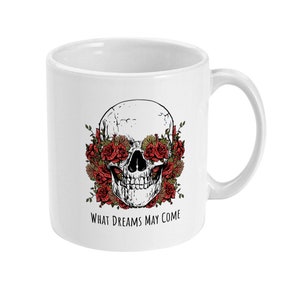 Shakespeare Quote Mug, Skull Mug, Hamlet Quote Mug, Skull Gift, Coffee Mug, Tea Mug, Vanitas Mug Gift size 11 oz image 1