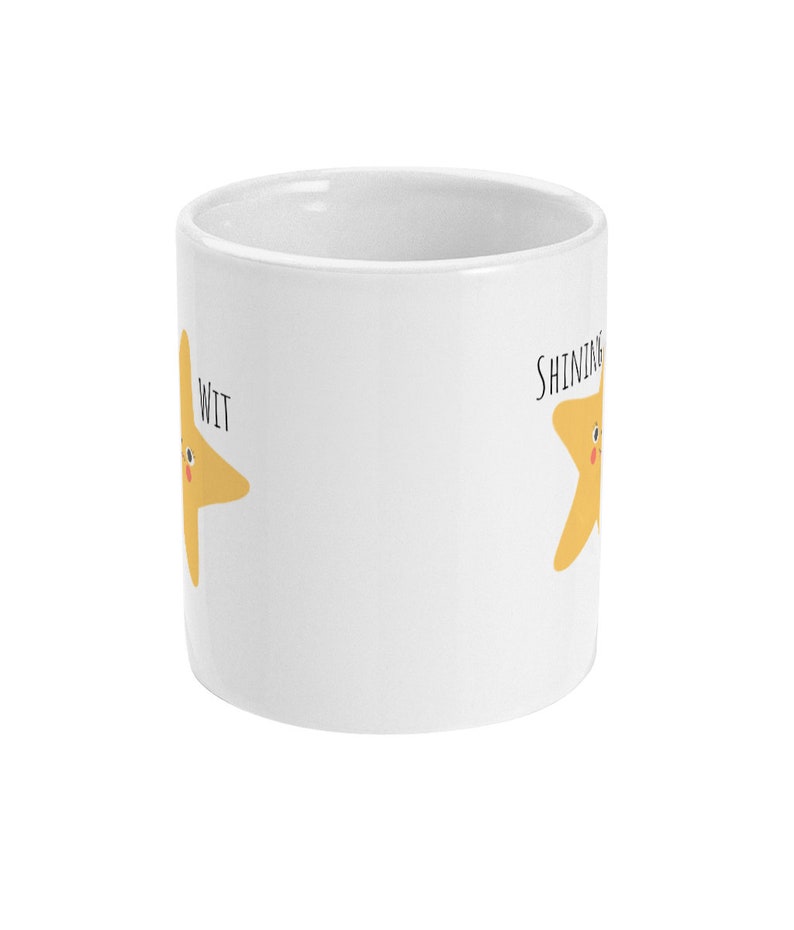 Sweary Star Mug,Funny Mug Cheeky Mug, Shining Wit BFF Gift, Tea Mug, Coffee Mug Gift Best Friend, Shit Mug Standard 11 oz Mug image 2