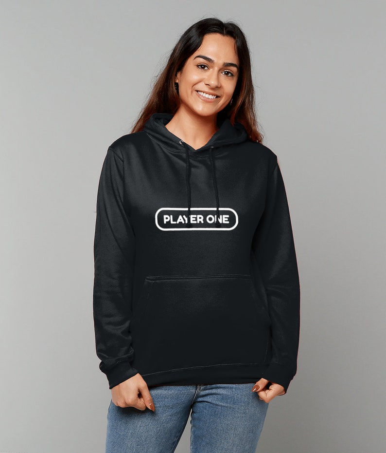 Gamer Hoodie Player One Player Two, Matching Hoodies, Couples Gift, Gamer Girl, Gamer Boy, BFF Gift, Valentine Gift, Galentine Hoodie Gift image 6