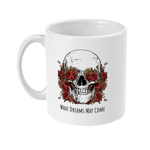 Shakespeare Quote Mug, Skull Mug, Hamlet Quote Mug, Skull Gift, Coffee Mug, Tea Mug, Vanitas Mug Gift size 11 oz image 3