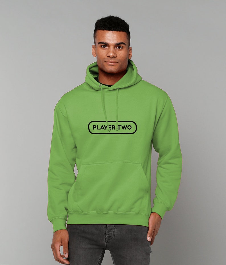 Gamer Hoodie Player One Player Two, Matching Hoodies, Couples Gift, Gamer Girl, Gamer Boy, BFF Gift, Valentine Gift, Galentine Hoodie Gift image 5