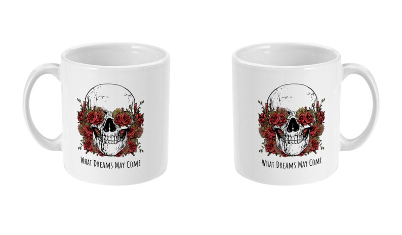 Shakespeare Quote Mug, Skull Mug, Hamlet Quote Mug, Skull Gift, Coffee Mug, Tea Mug, Vanitas Mug Gift size 11 oz image 4