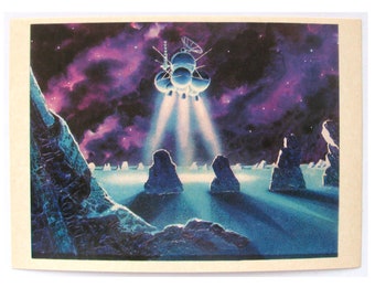 Landing on Pluto 1978 Vintage Space Postcard A Sokolov