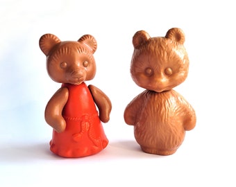 ソ連製の愛らしいヴィンテージプラスチッククマのおもちゃ - Etsy 日本