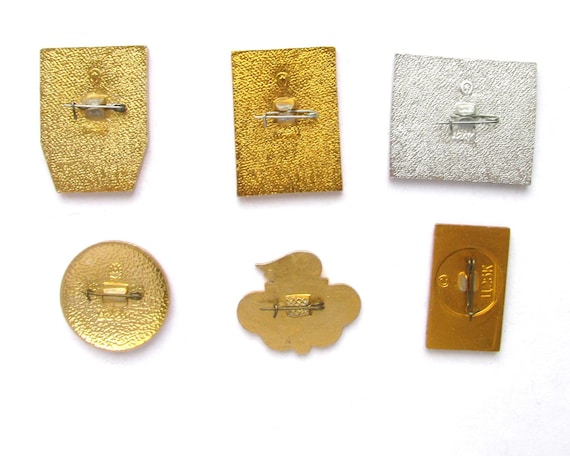 Lot De 3 Pins JO Moscou 1980 – Insignes Vintage URSS