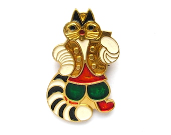 Cat with pipe, Rare brooch, Cat Pin, Soviet Pin, Vintage collectible badge, Smoking, Soviet Vintage Pin, Cute Pin, Enamel, USSR, 1980s