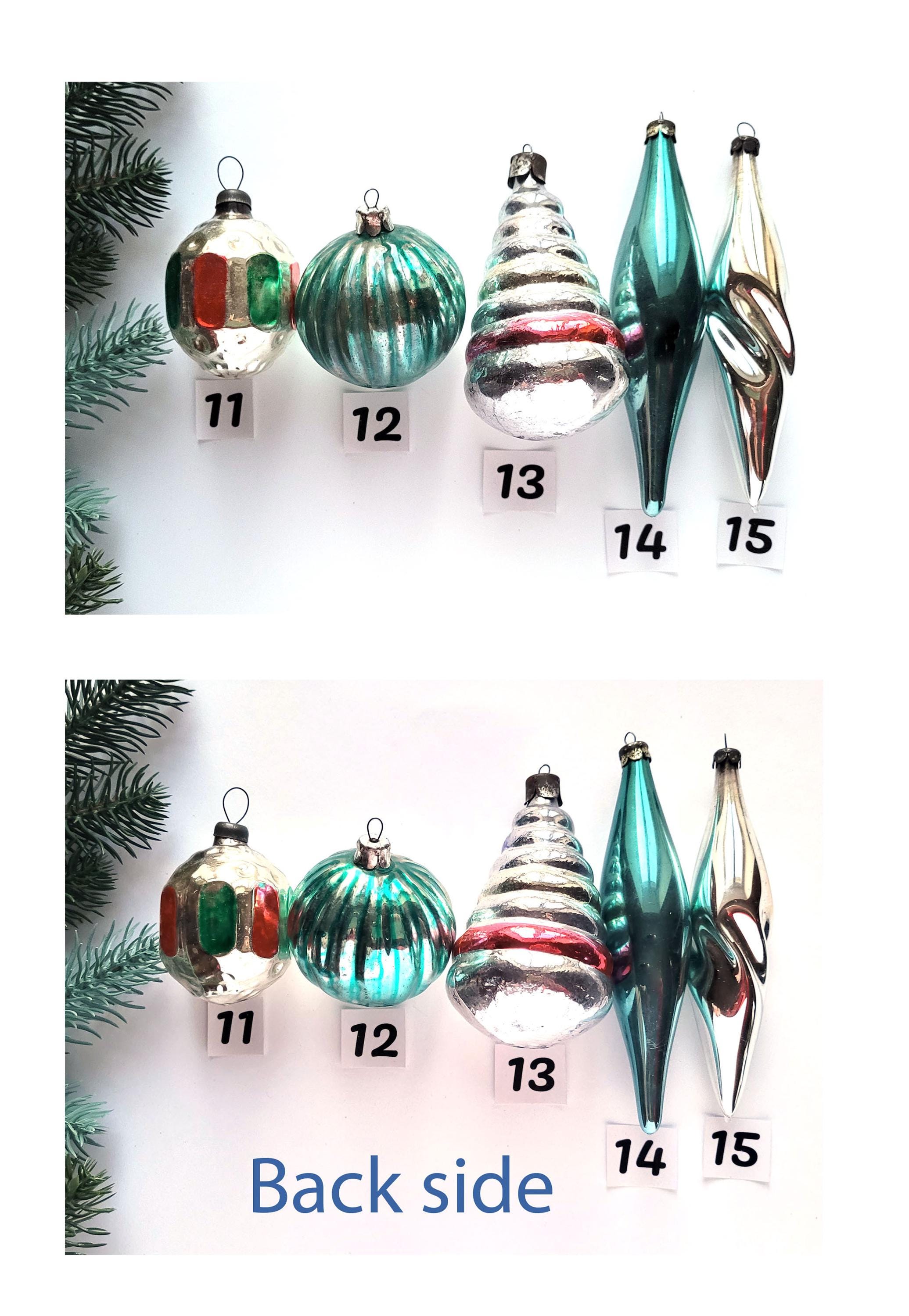 オーナメント、ガラスのクリスマスオーナメント、ベル、ランタン