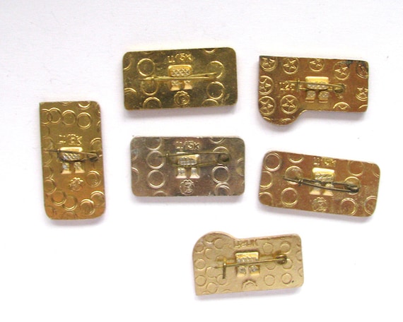 Set of 6 Soviet Space Pins, Space, Cosmonaut Pin,… - image 2