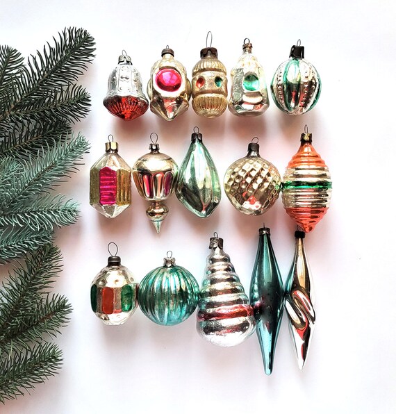 オーナメント、ガラスのクリスマスオーナメント、ベル、ランタン