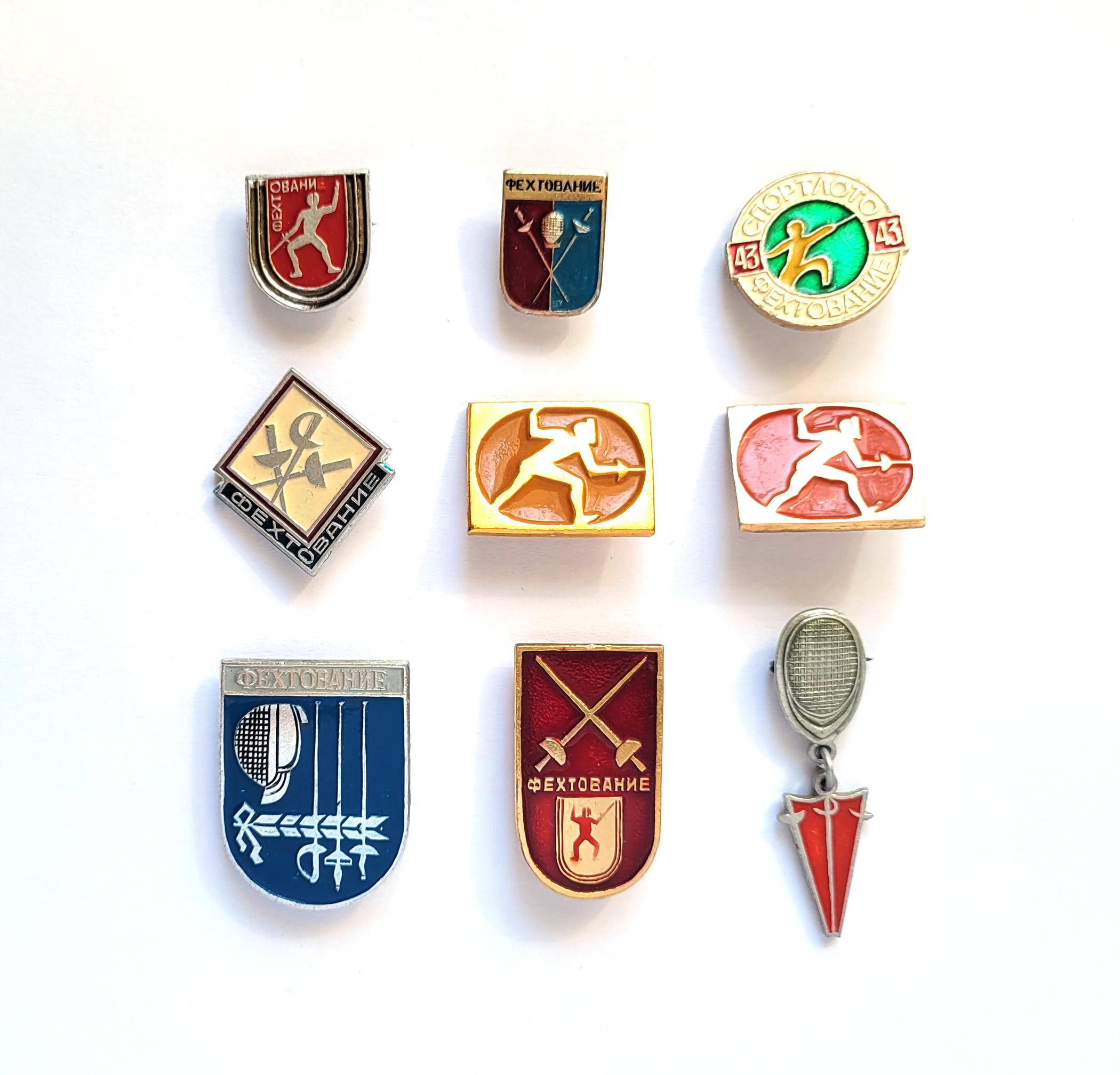 オリンピック　アメリカ　フェンシング　ピンバッジ Vintage Fencing Pins, Pick From Set, Retro Sports Badges, Kinds of