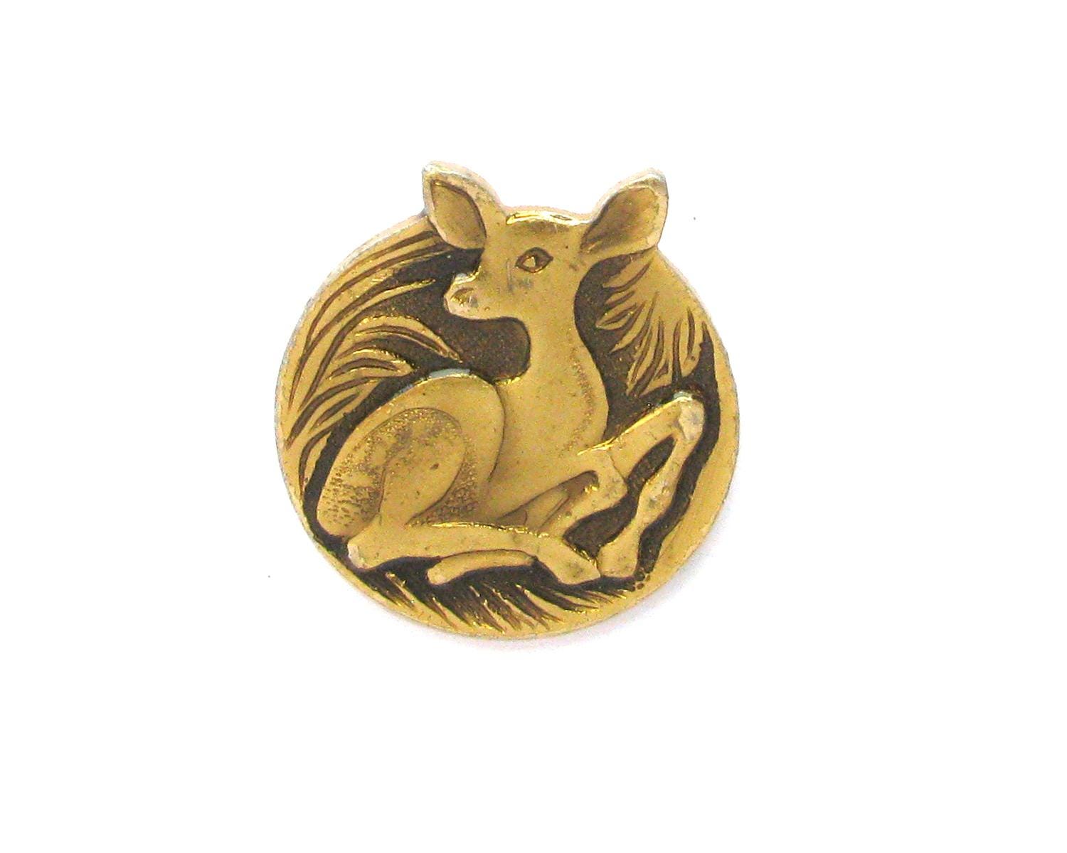 動物のピンバッジ、ソビエトのバッジ、セットから選ぶ、ヘラジカの