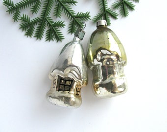 House glass ornament, Pick your ornament, Soviet Glass Christmas tree decorations, Glass Christmas ornaments, Vintage, USSR, Soviet, 70s