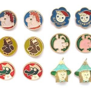 Pines de dibujos animados soviéticos, insignias infantiles, elegir del conjunto, cuento, dibujo animado, personaje, insignia vintage, pin vintage soviético, insignia soviética, URSS