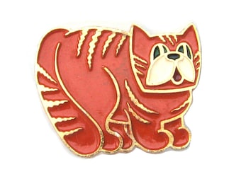 Cat Pin, Cute Pin, Soviet Vintage badge, Brooch, Soviet Vintage Pin, Vintage Badge, Soviet Pin, Soviet Badge, USSR, 80s