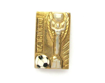 Mexico 70 Pin, Football championship, Sport, Soviet Vintage collectible badge, USSR, 1980s