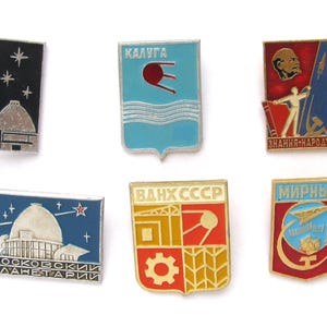 Soviet Space Pins, Pick from set, Vintage collectible badge, Cosmonautics, Vdnkh, USSR