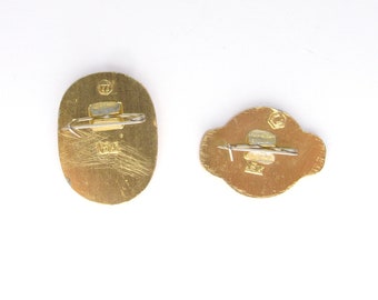 ソユーズ・アポロ、ソビエト宇宙ピンバッジ2個セット