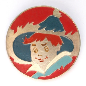 No sé, insignia infantil soviética, personaje, dibujo animado, historia, insignia coleccionable vintage, pin vintage soviético, URSS, década de 1980