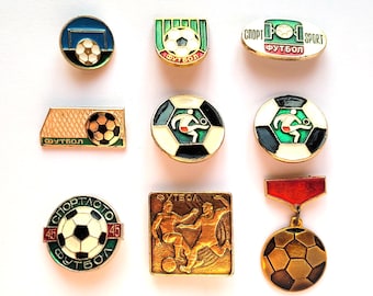 Football, Sports, Pick your pin, Soviet Vintage badge, Soccer, Pin, USSR, 80s