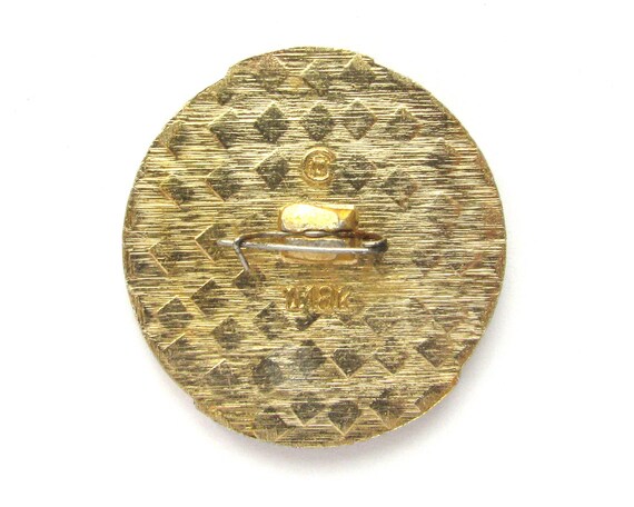 197754 アンティーク ソビエト ネズミのコイン型バッジ 1970年代